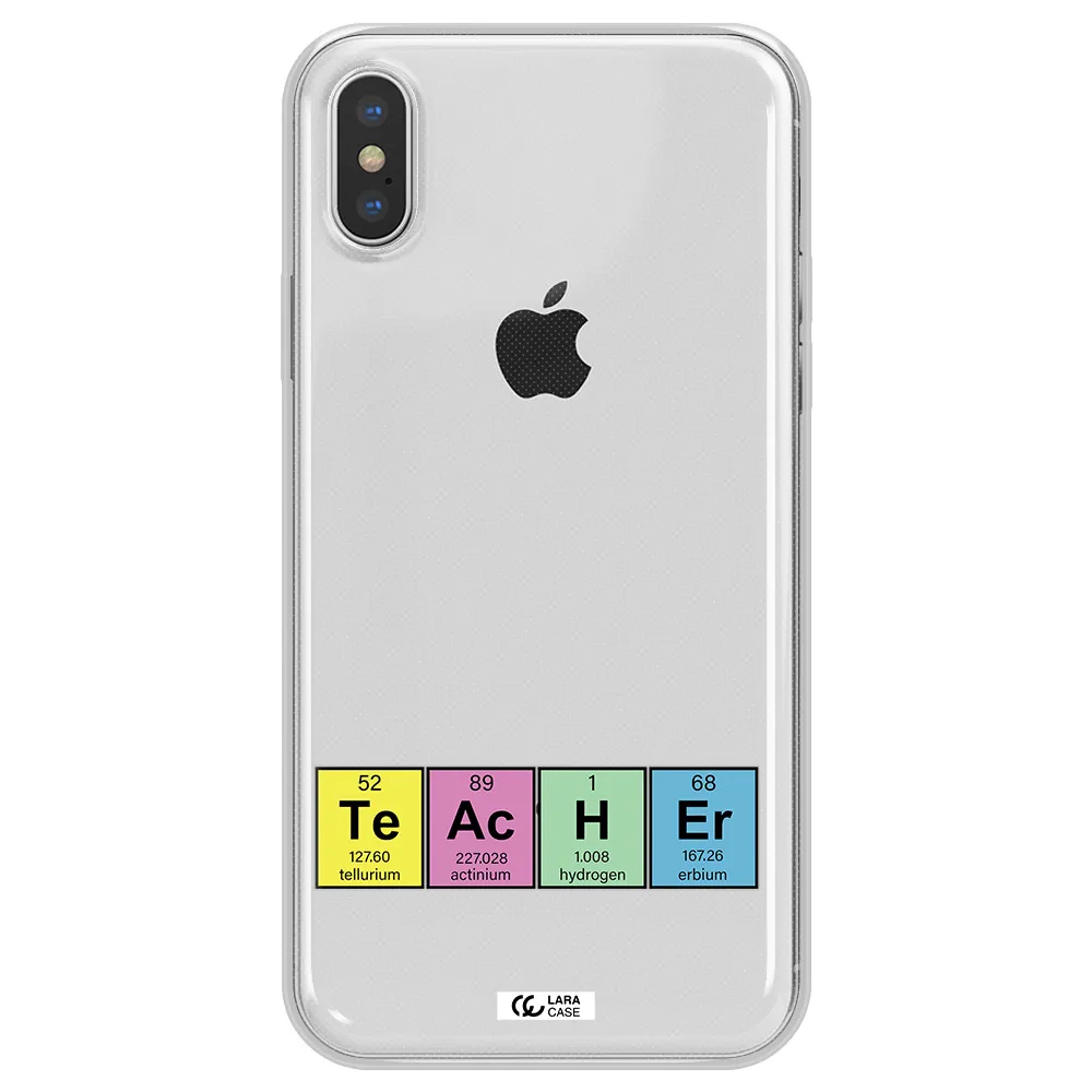 a screenshot of a cell phone Apple iPhone XS Clear TPU Case