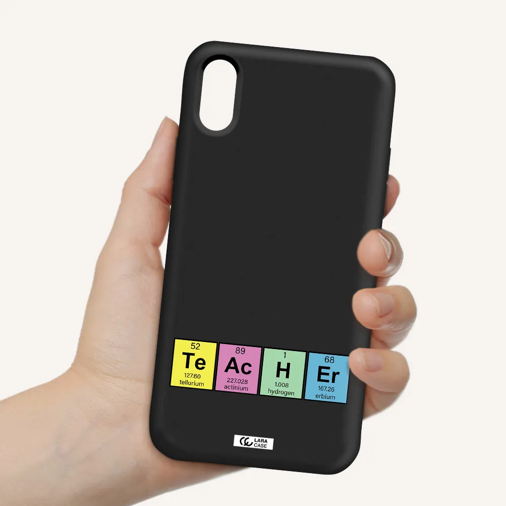 a screenshot of a cell phone Apple iPhone XS Silicone black Case