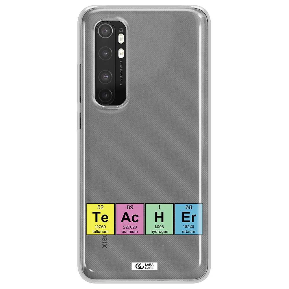 a screenshot of a cell phone Xiaomi Mi Note 10 Lite Clear TPU Case
