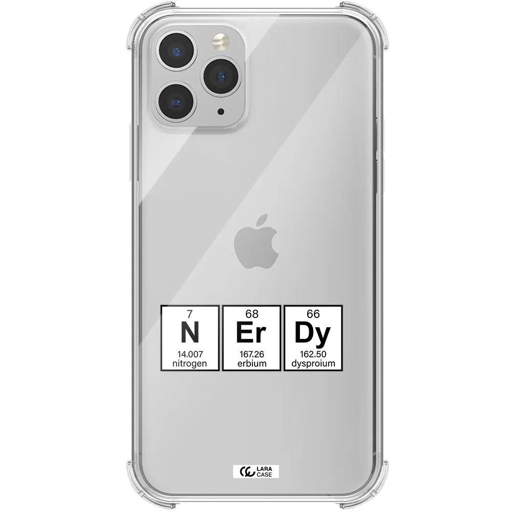 a group of periodic table symbols Apple iPhone 11 pro max Clear PC Case