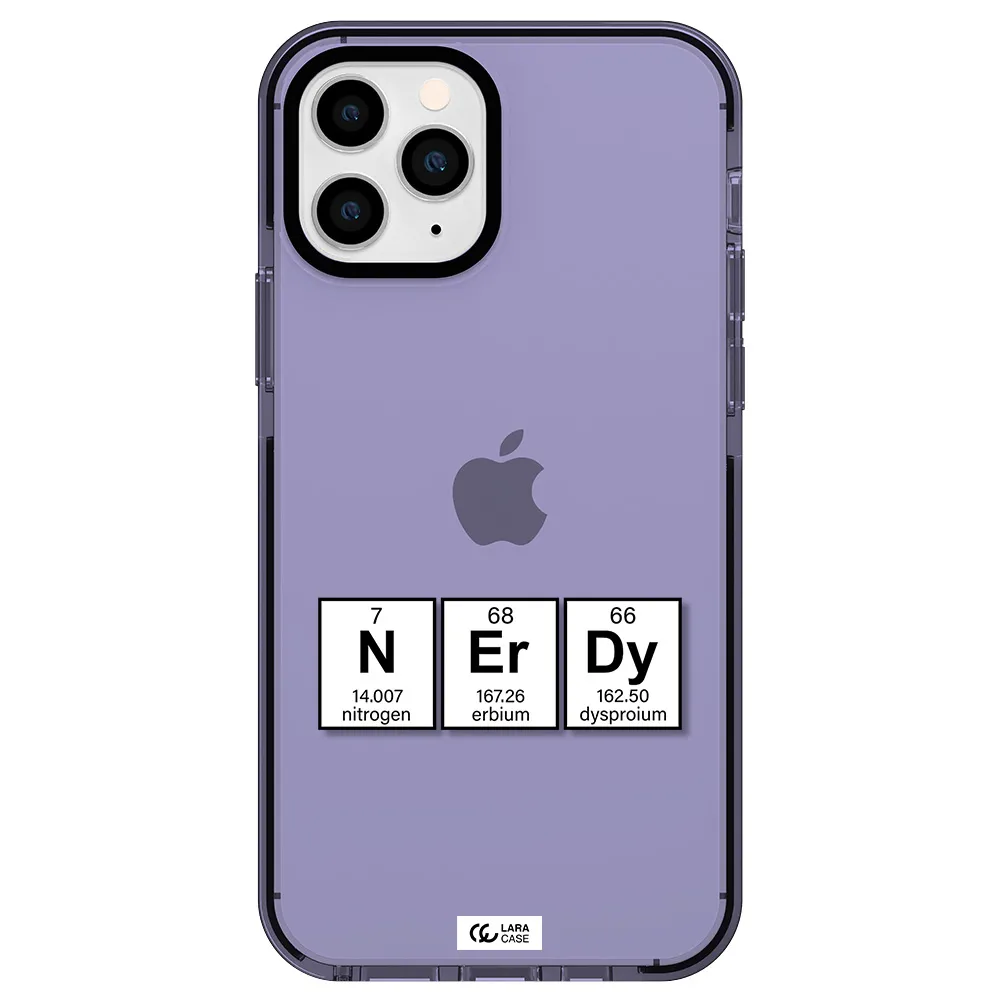 a group of periodic table symbols Apple iPhone 11 pro max impact Lilac Case