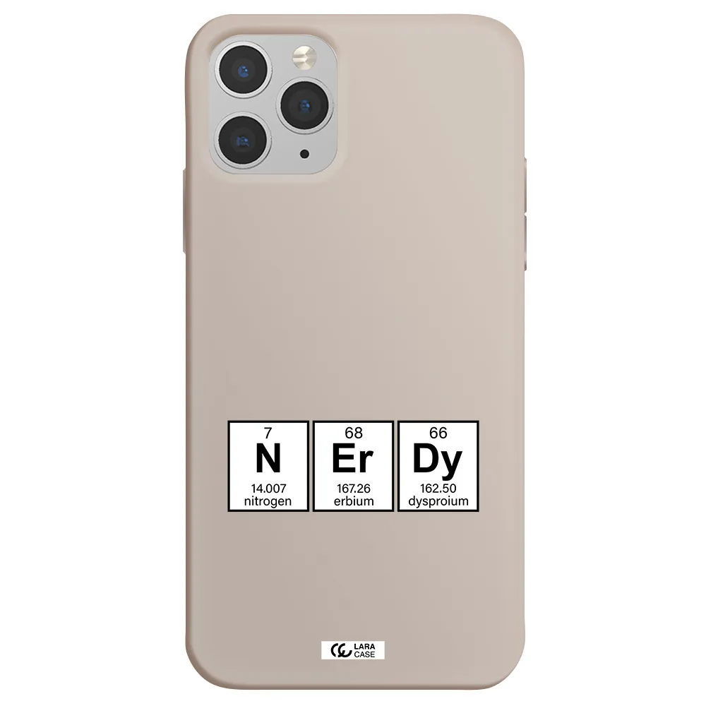 a group of periodic table symbols Apple iPhone 11 pro max Silicone Stone Case