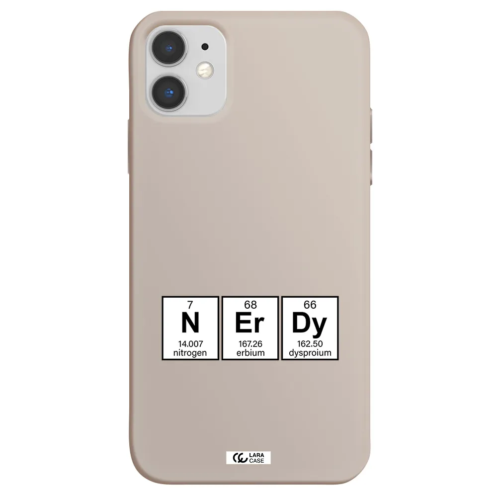 a group of periodic table symbols Apple iPhone 11 Silicone Stone Case