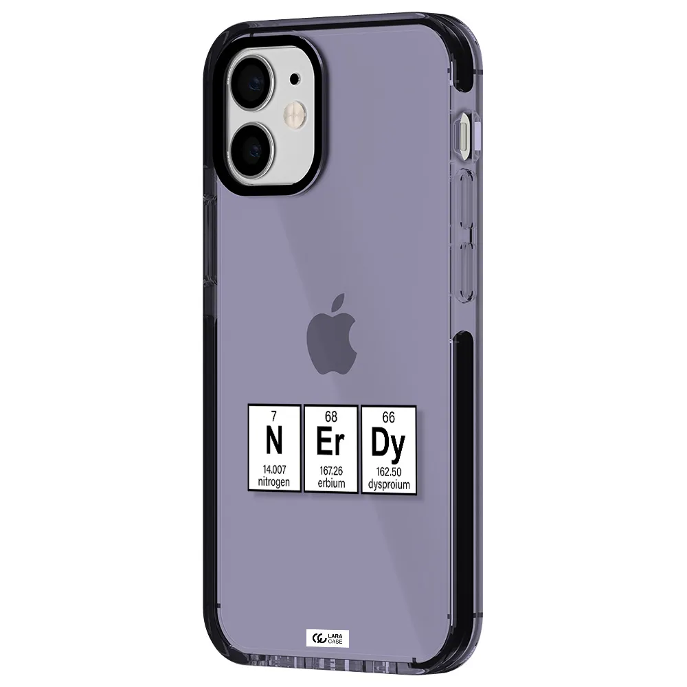 a group of periodic table symbols Apple iPhone 12 mini impact Lilac Case