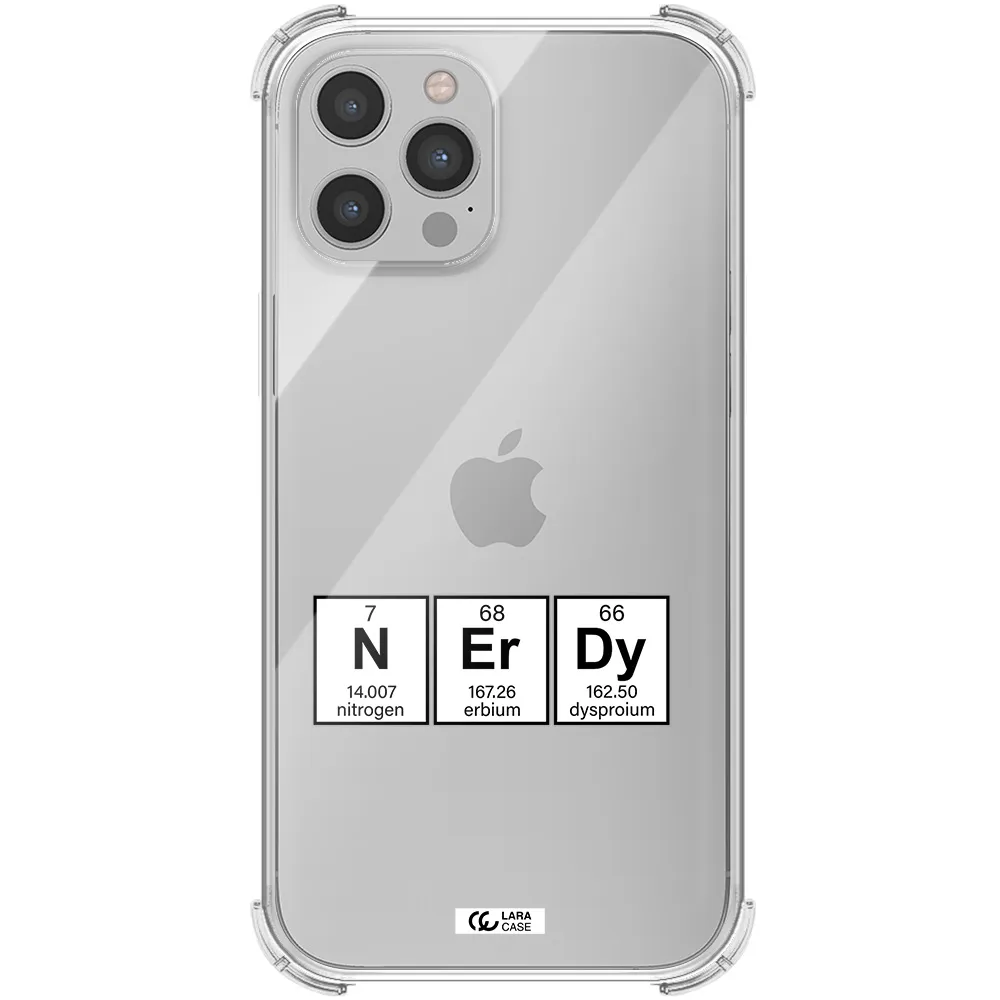 a group of periodic table symbols Apple iPhone 12 pro Clear PC Case