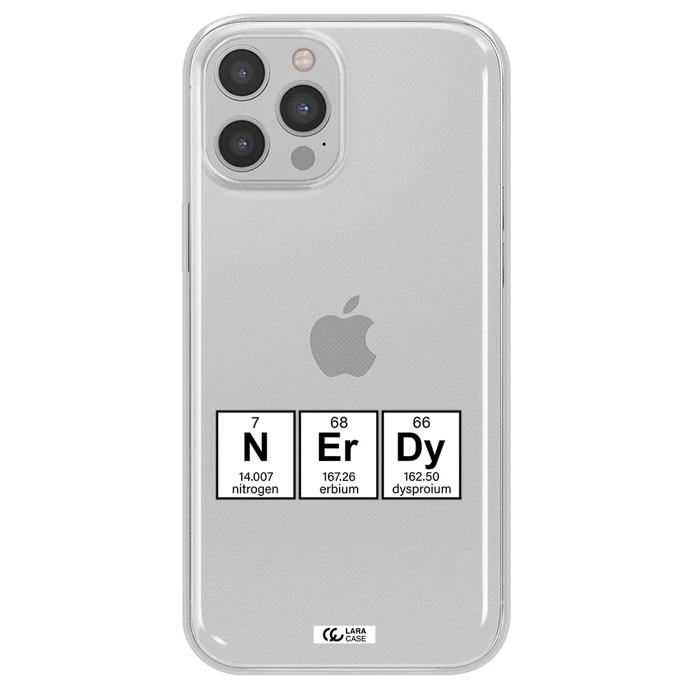 a group of periodic table symbols Apple iPhone 12 pro Clear TPU Case