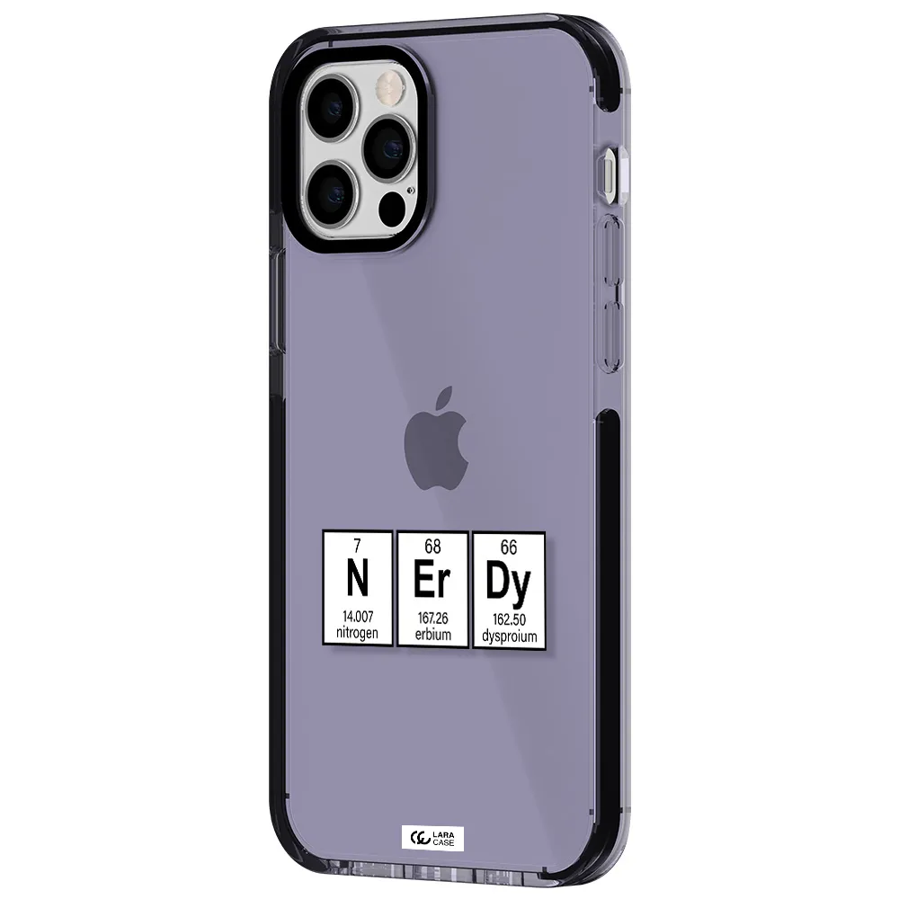 a group of periodic table symbols Apple iPhone 12 pro impact Lilac Case