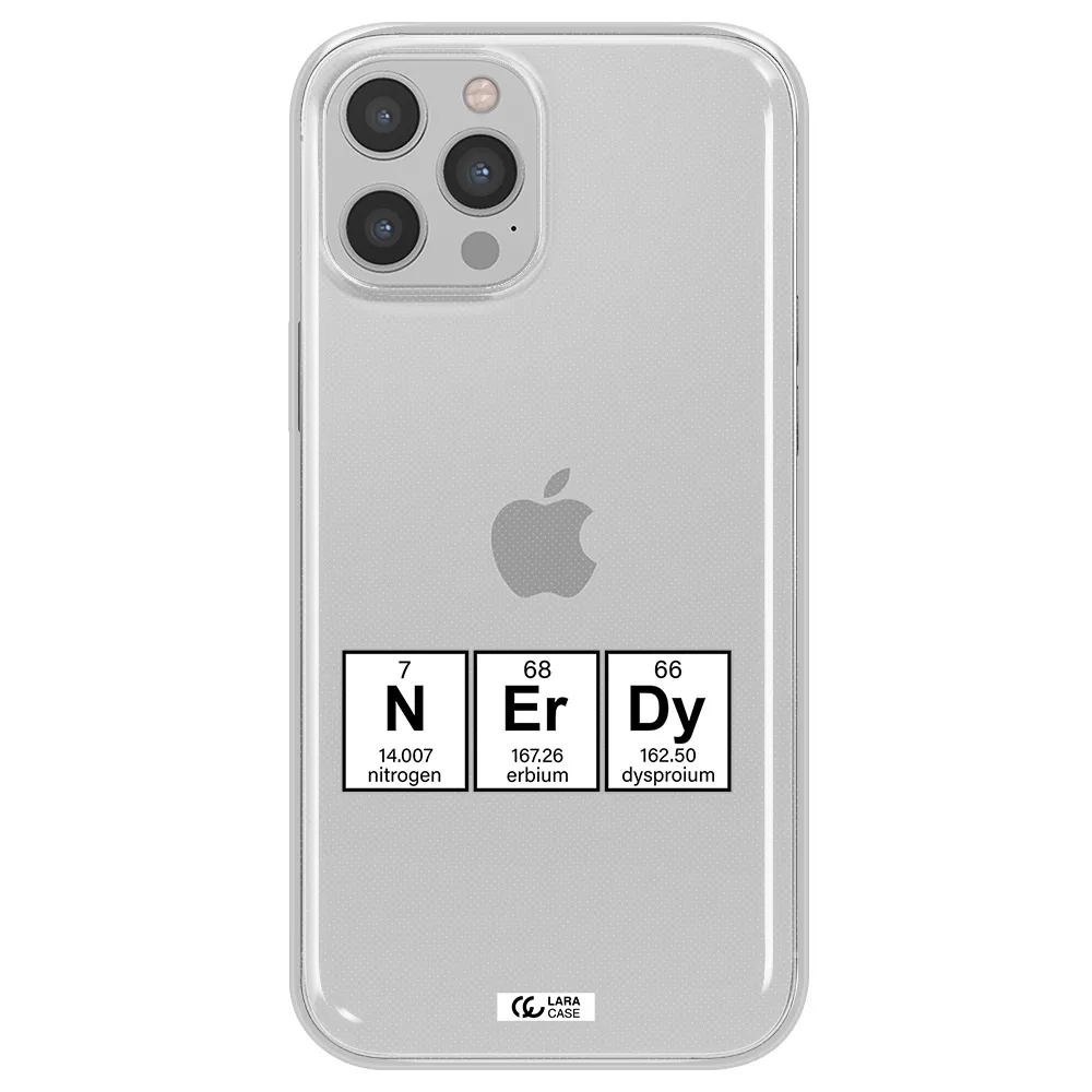 a group of periodic table symbols Apple iPhone 12 pro max Clear TPU Case