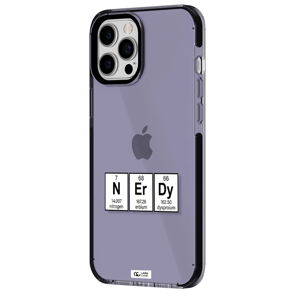 a group of periodic table symbols Apple iPhone 12 pro max impact Lilac Case