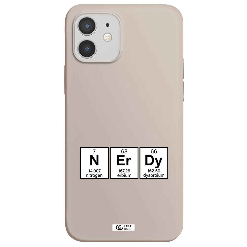 a group of periodic table symbols Apple iPhone 12 Silicone Stone Case