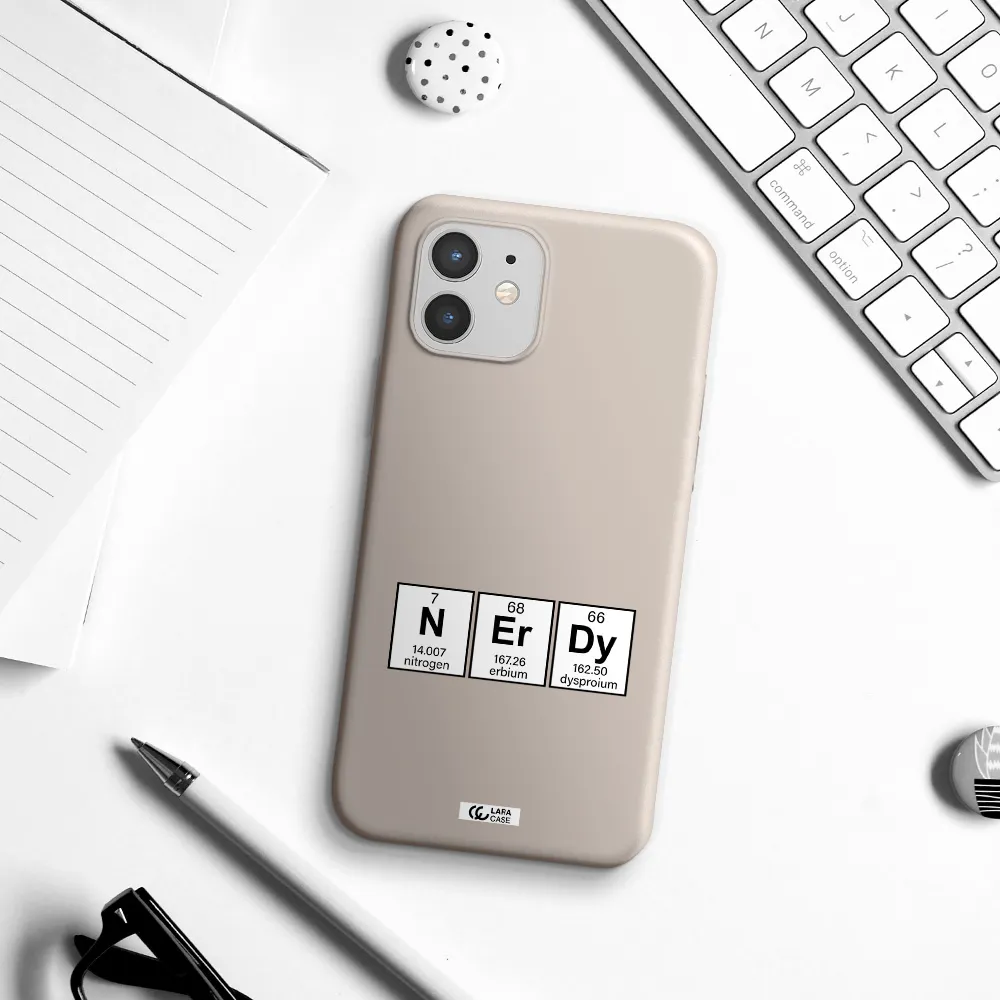 a group of periodic table symbols Apple iPhone 12 Silicone Stone Case