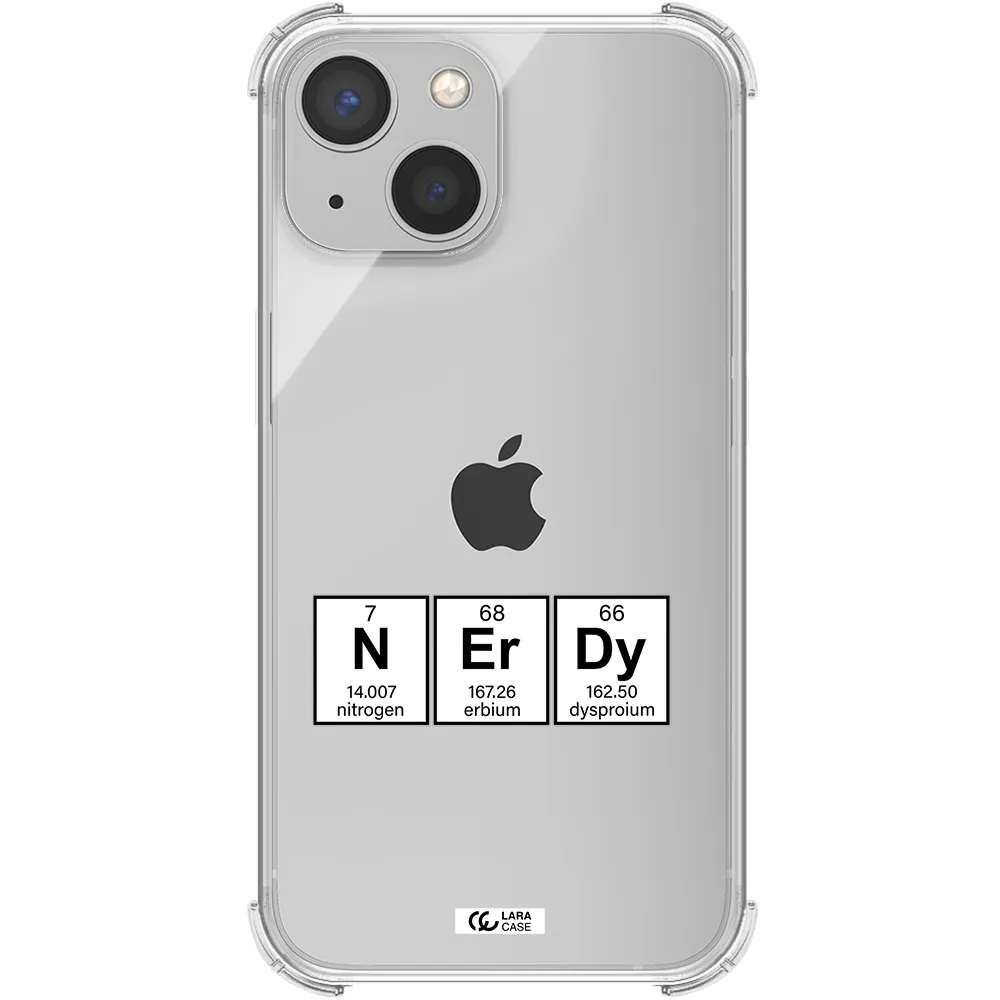 a group of periodic table symbols Apple iPhone 13 Clear PC Case