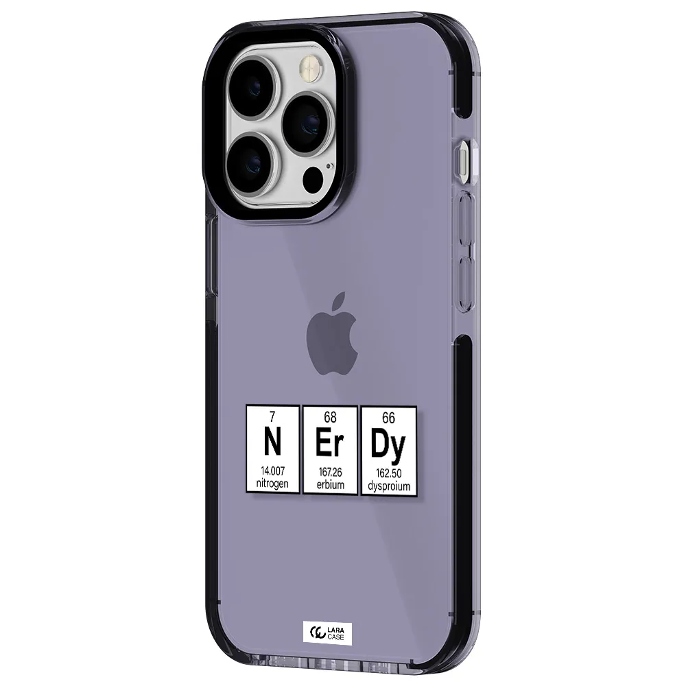a group of periodic table symbols Apple iPhone 13 Pro impact Lilac Case