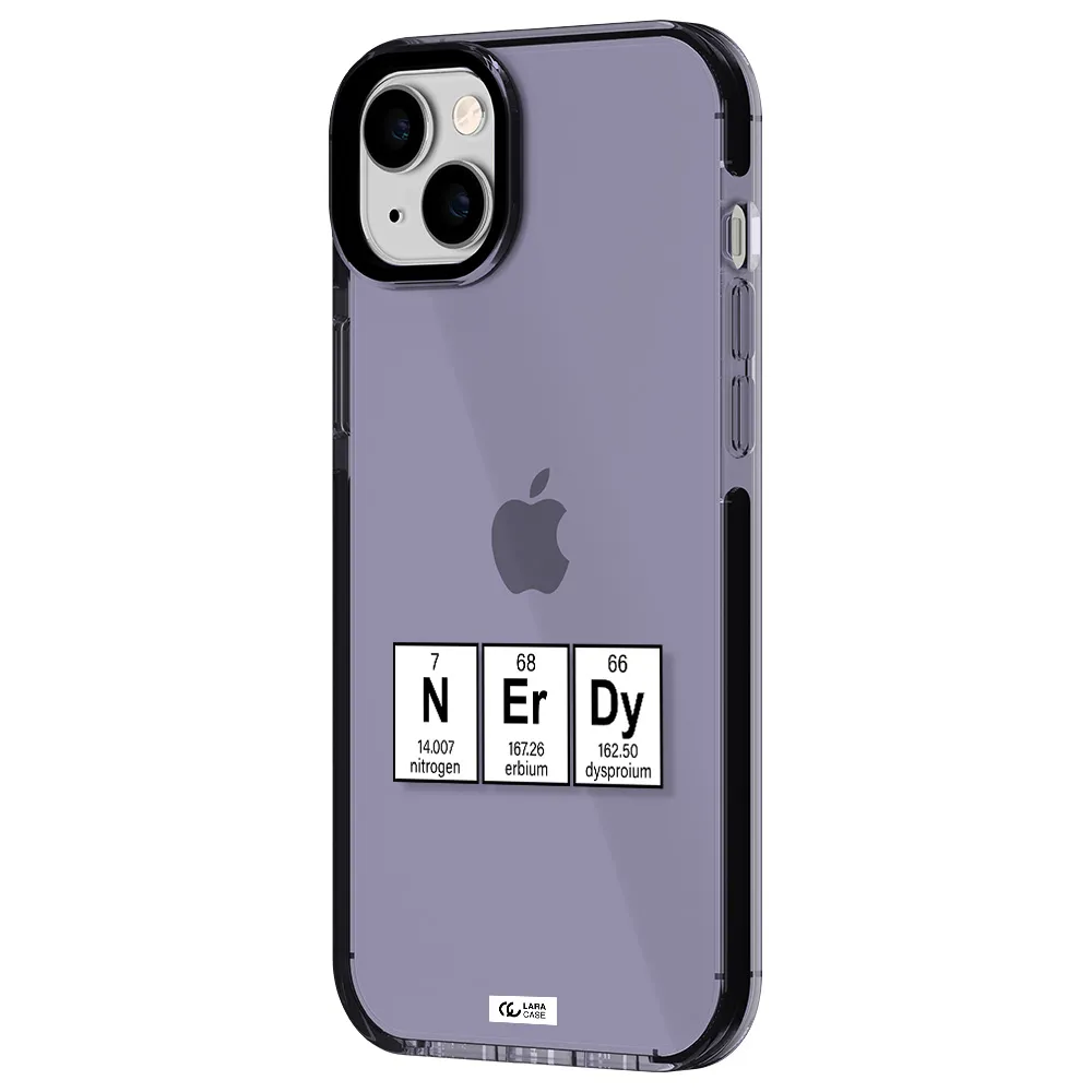 a group of periodic table symbols Apple iPhone 14 plus impact Lilac Case