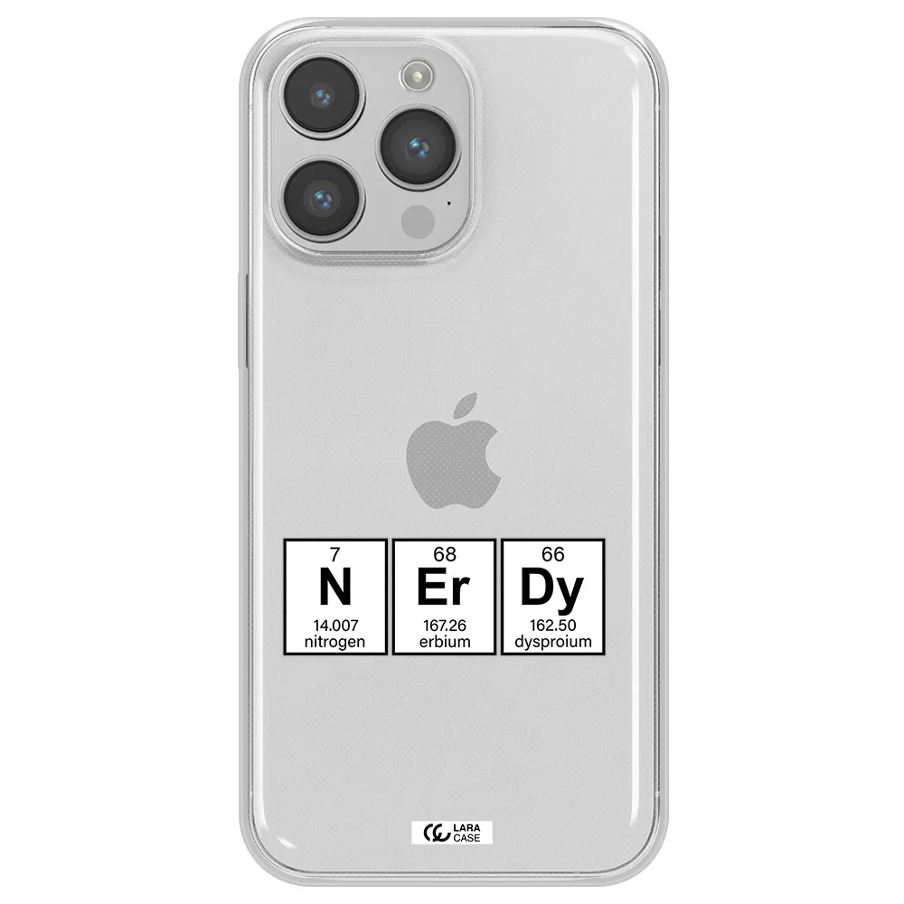a group of periodic table symbols Apple iPhone 14 pro Clear TPU Case