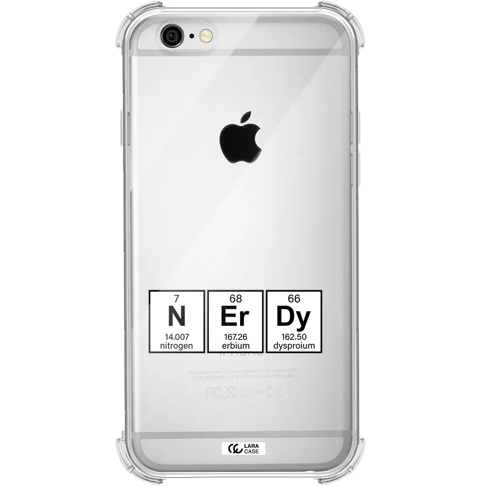 a group of periodic table symbols Apple iPhone 6 Clear PC Case