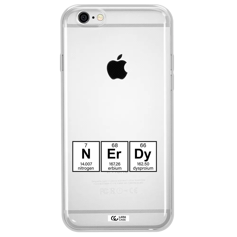 a group of periodic table symbols Apple iPhone 6 Clear TPU Case