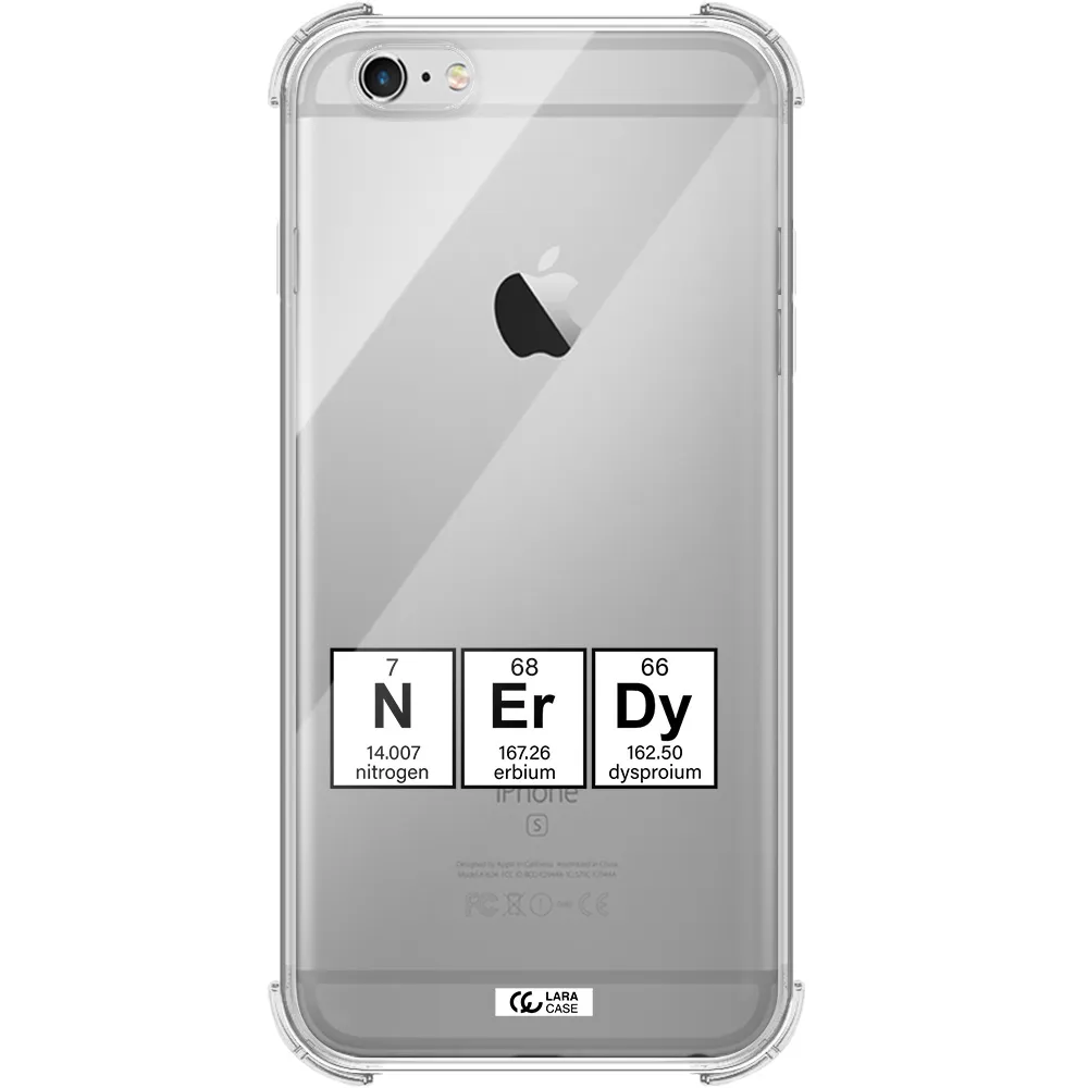 a group of periodic table symbols Apple iPhone 6 plus Clear PC Case