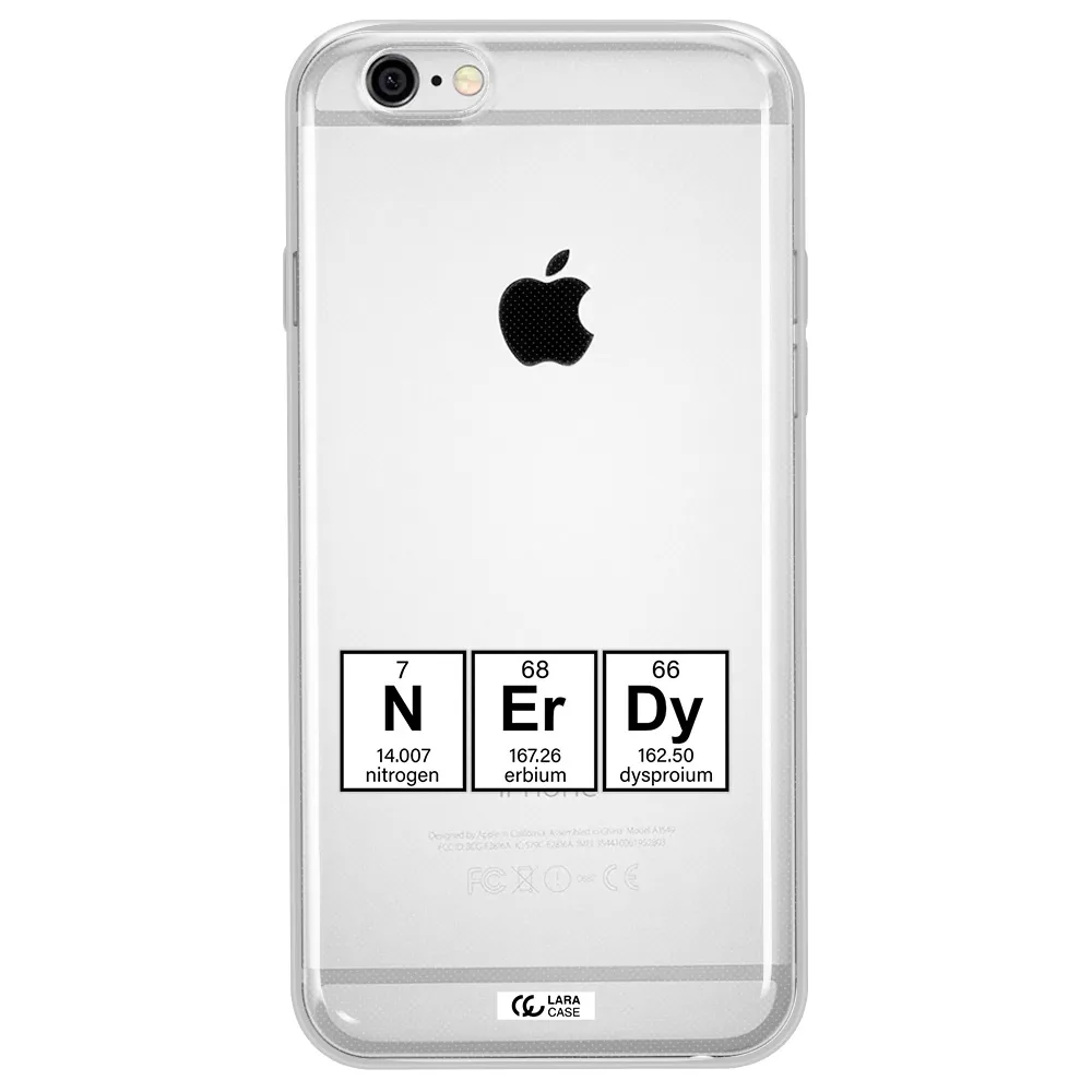 a group of periodic table symbols Apple iPhone 6 plus Clear TPU Case