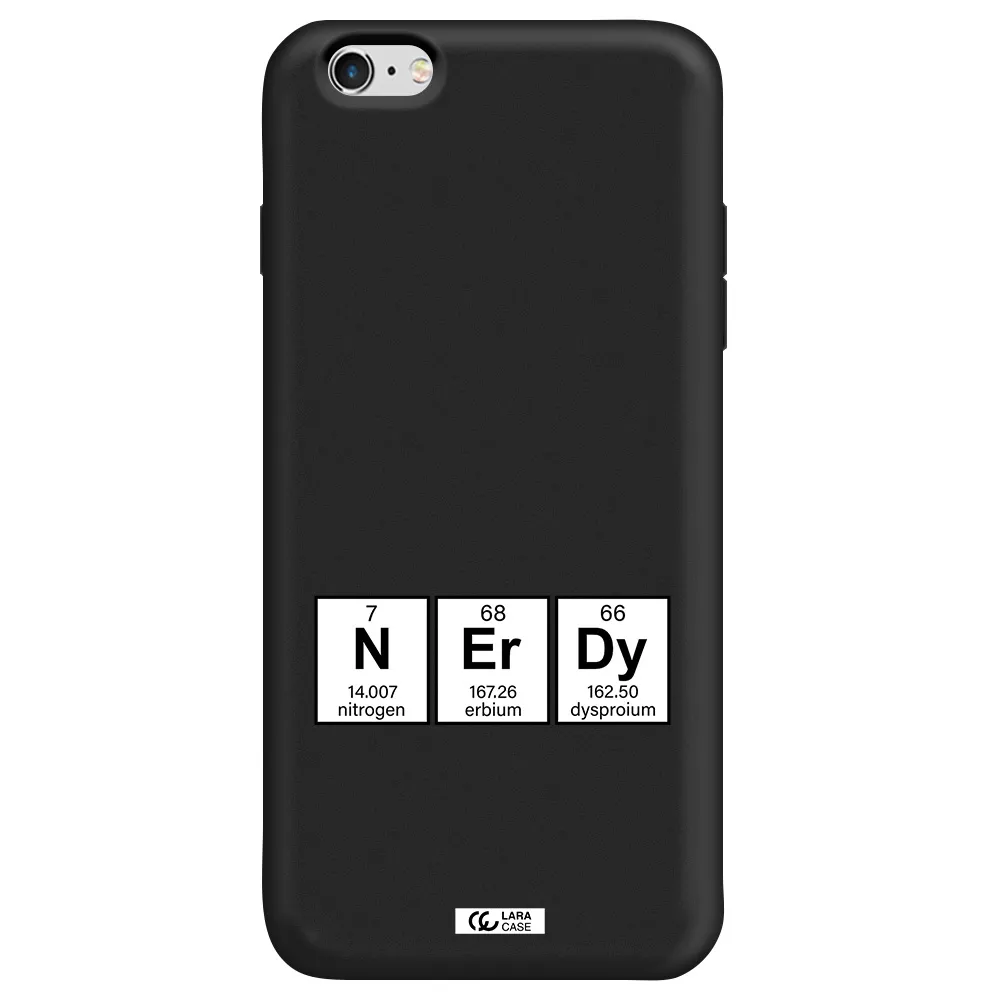 a group of periodic table symbols Apple iPhone 6 plus Silicone black Case