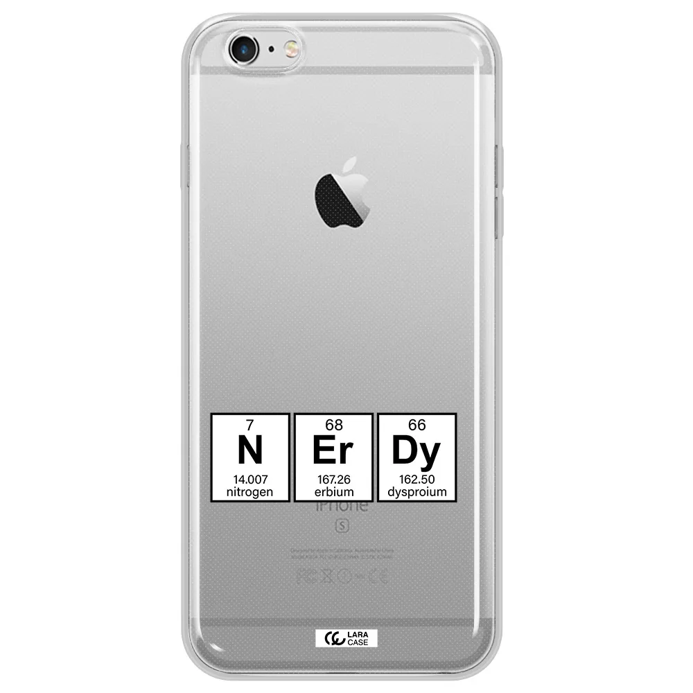 a group of periodic table symbols Apple iPhone 6S Clear TPU Case