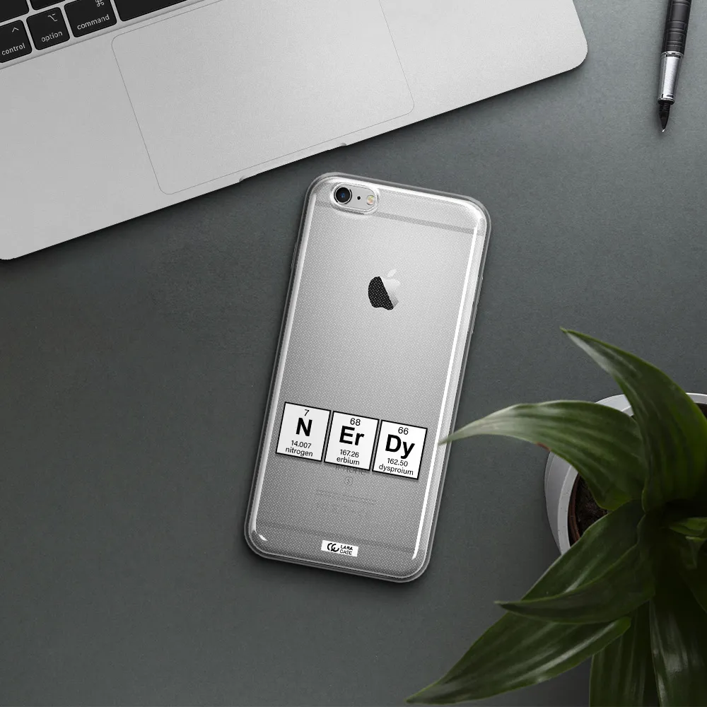 a group of periodic table symbols Apple iPhone 6S Clear TPU Case