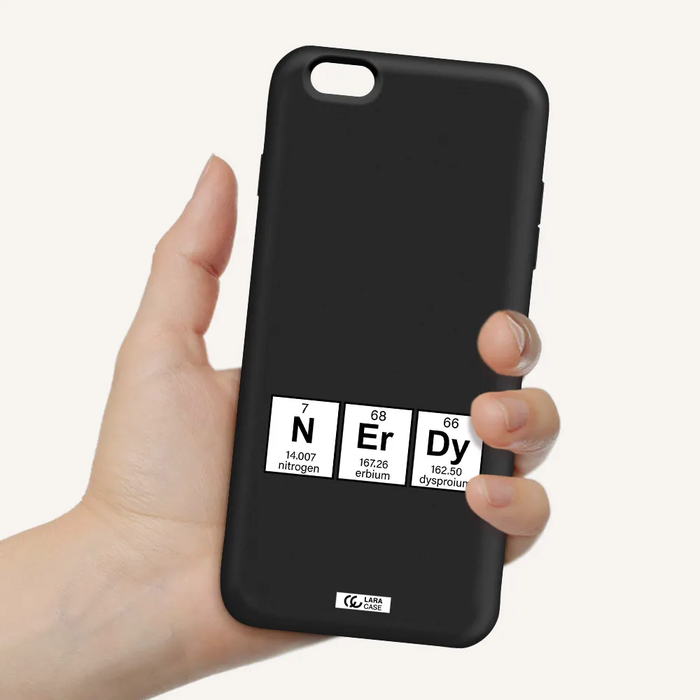 a group of periodic table symbols Apple iPhone 6S Silicone black Case