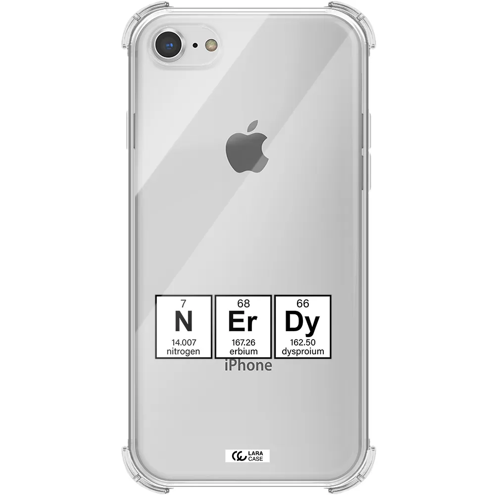 a group of periodic table symbols Apple iPhone 7 Clear PC Case