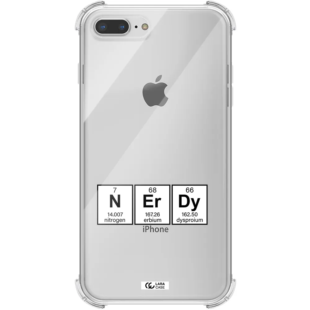 a group of periodic table symbols Apple iPhone 7 plus Clear PC Case