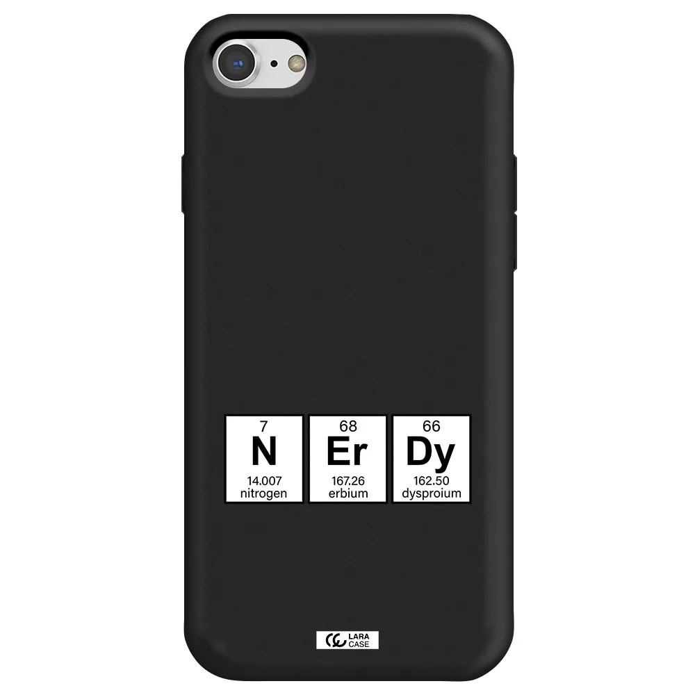 a group of periodic table symbols Apple iPhone 7 Silicone black Case