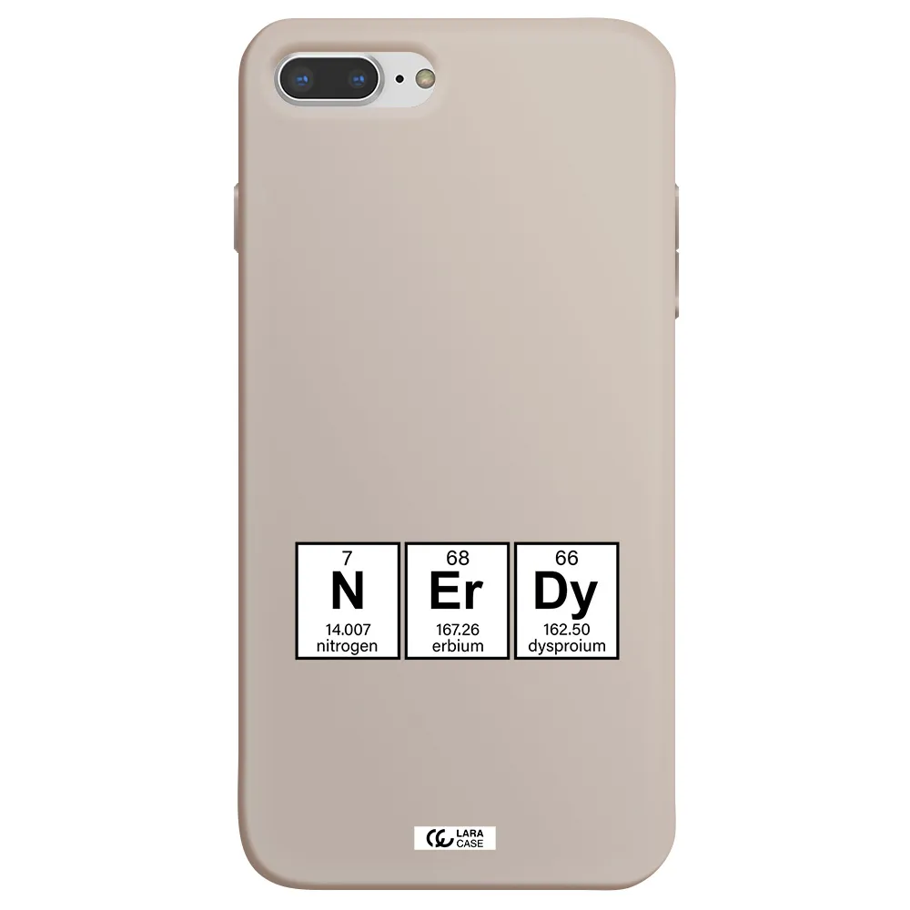 a group of periodic table symbols Apple iPhone 8 plus Silicone Stone Case