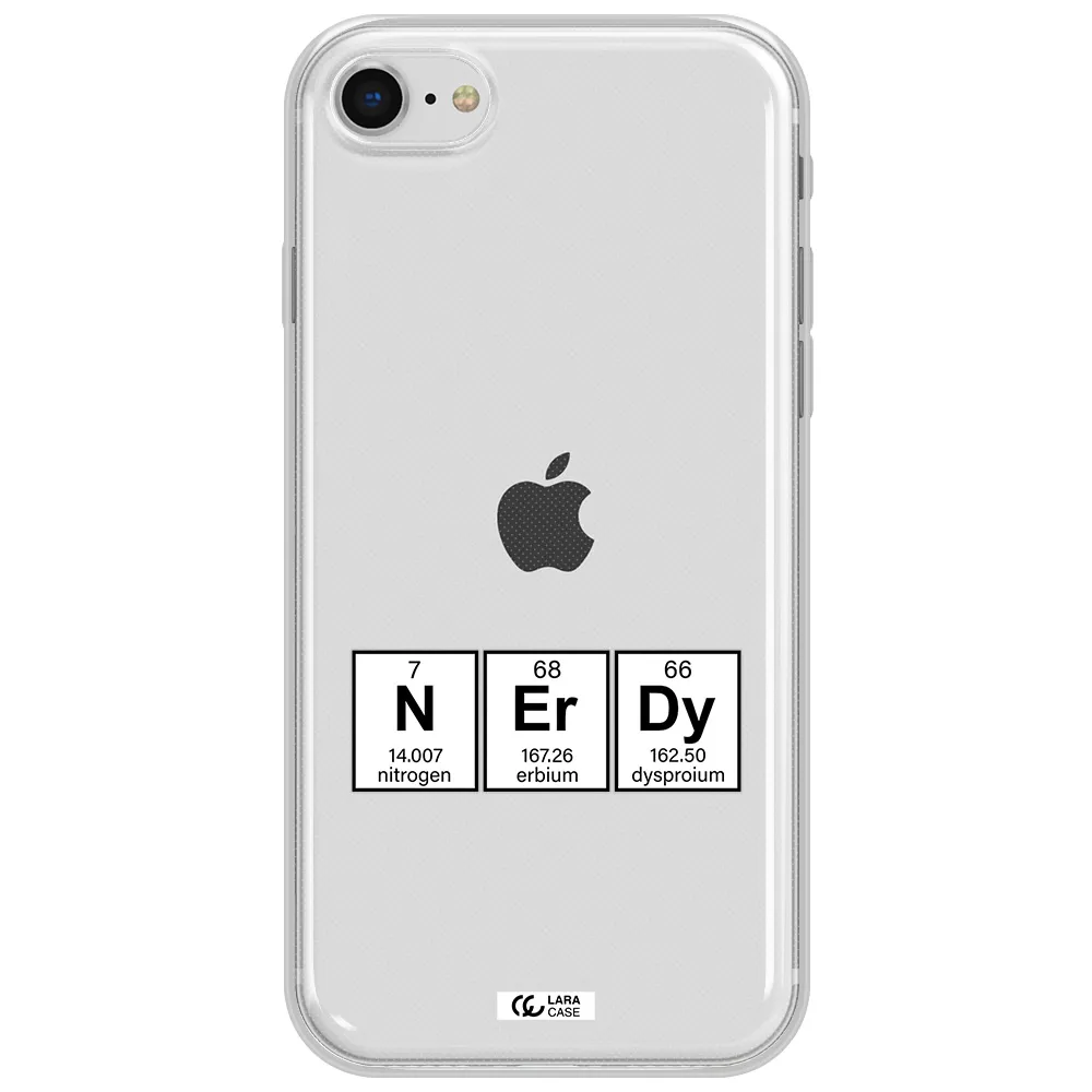 A Group Of Periodic Table Symbols Apple Iphone Se 2020 Clear Tpu Case