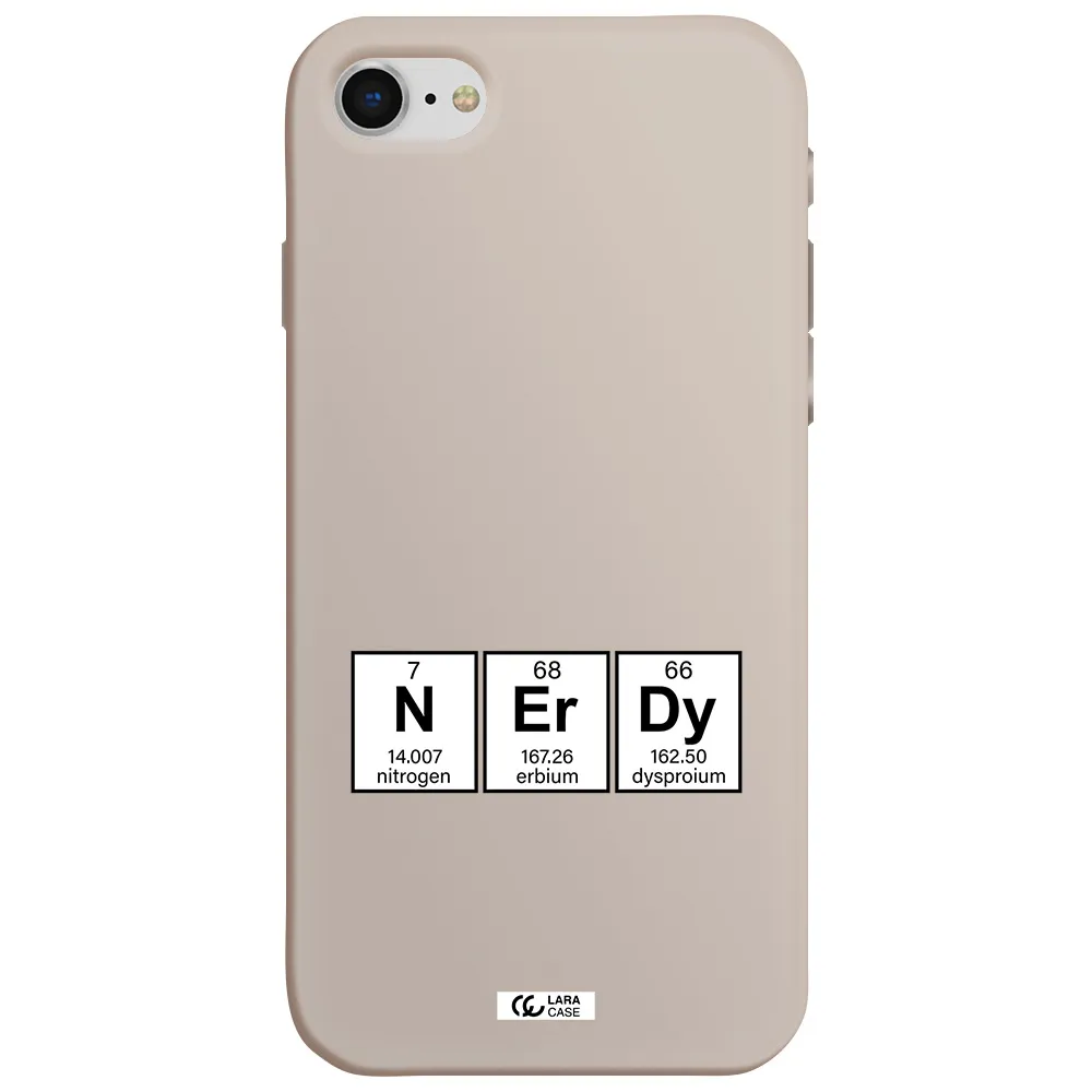 a group of periodic table symbols Apple iPhone se 2020 Silicone Stone Case