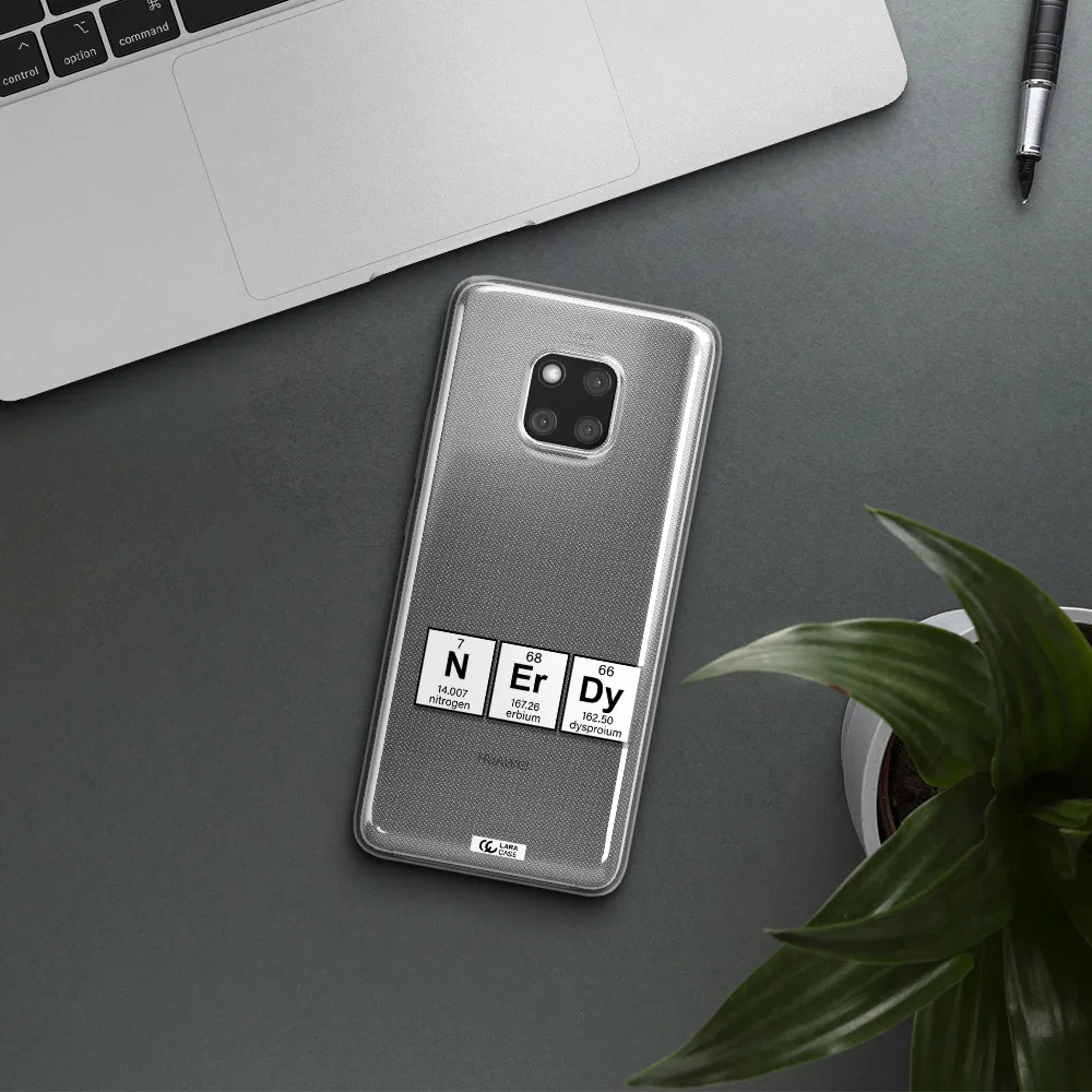 a group of periodic table symbols Huawei Mate 20 Pro Clear TPU Case