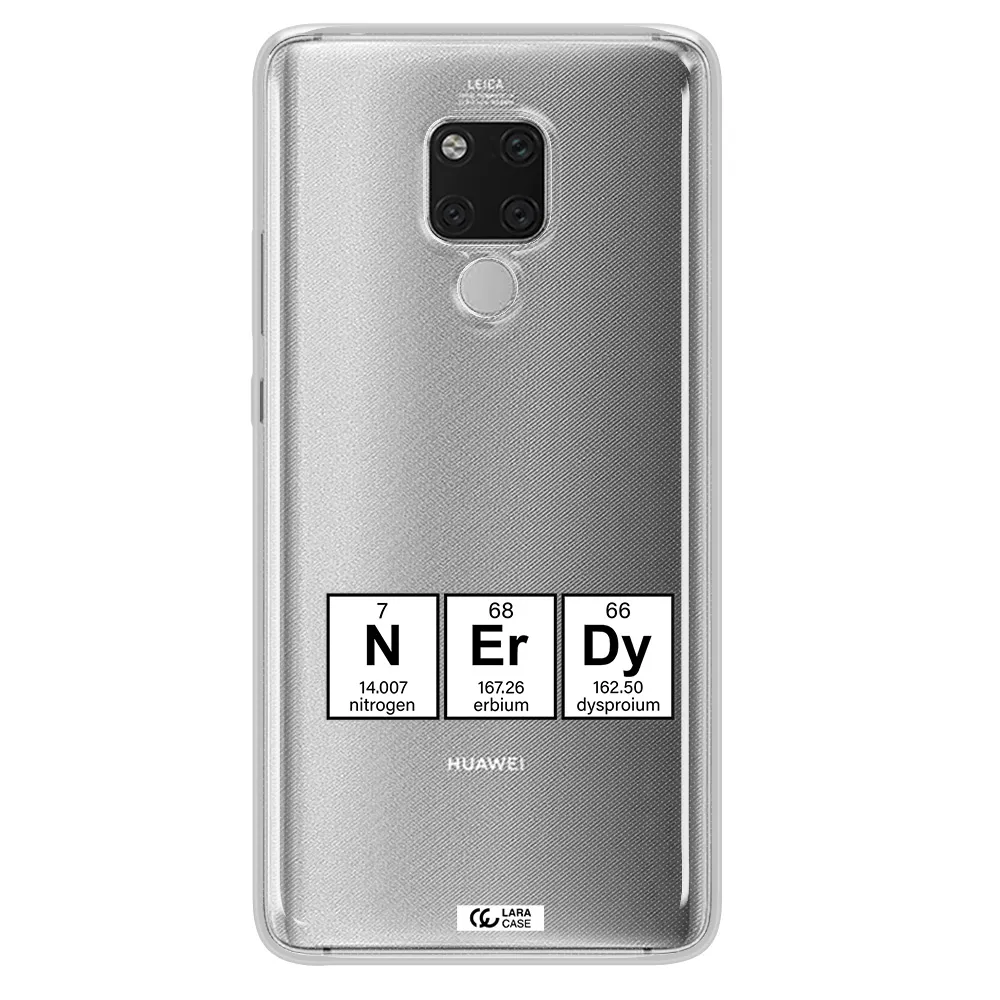 a group of periodic table symbols Huawei Mate 20X Clear TPU Case