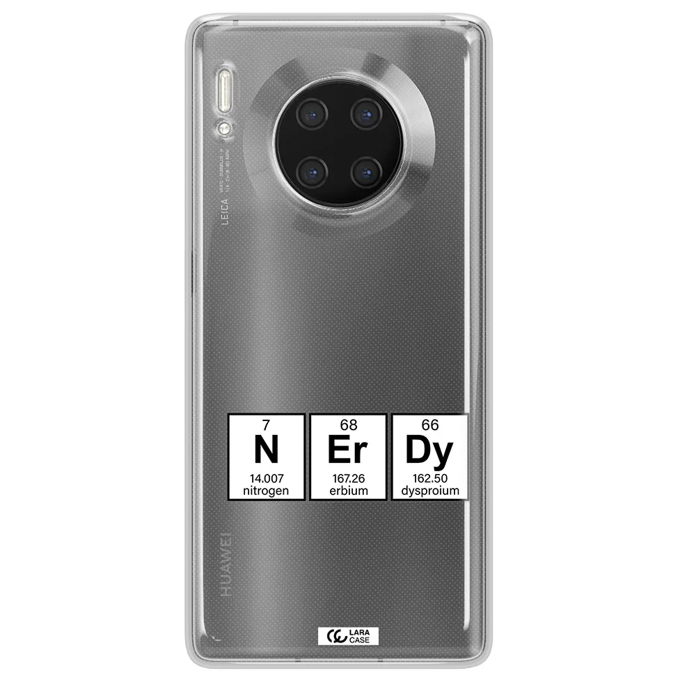a group of periodic table symbols Huawei Mate 30 Pro Clear TPU Case