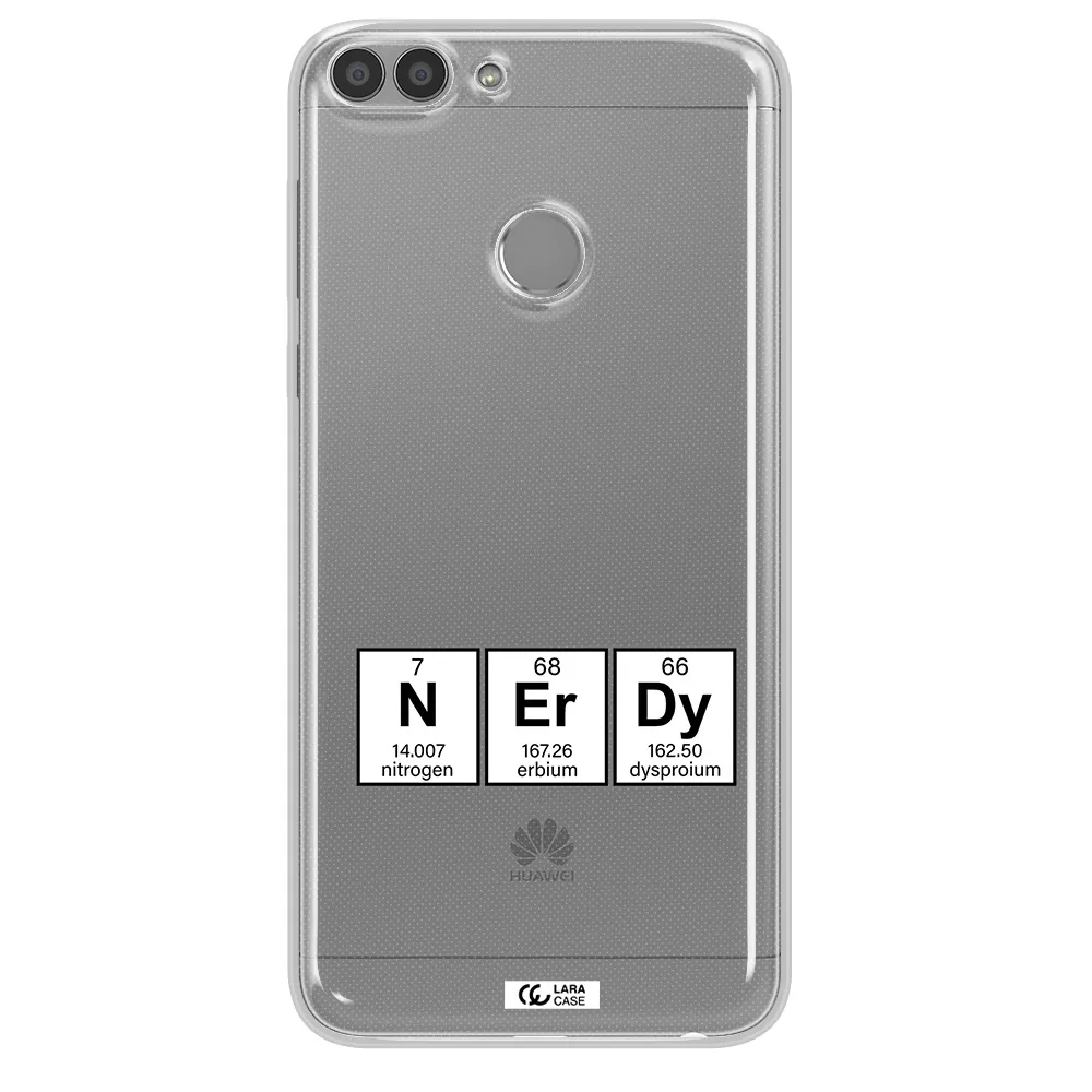 a group of periodic table symbols Huawei P Smart 2017 Clear TPU Case