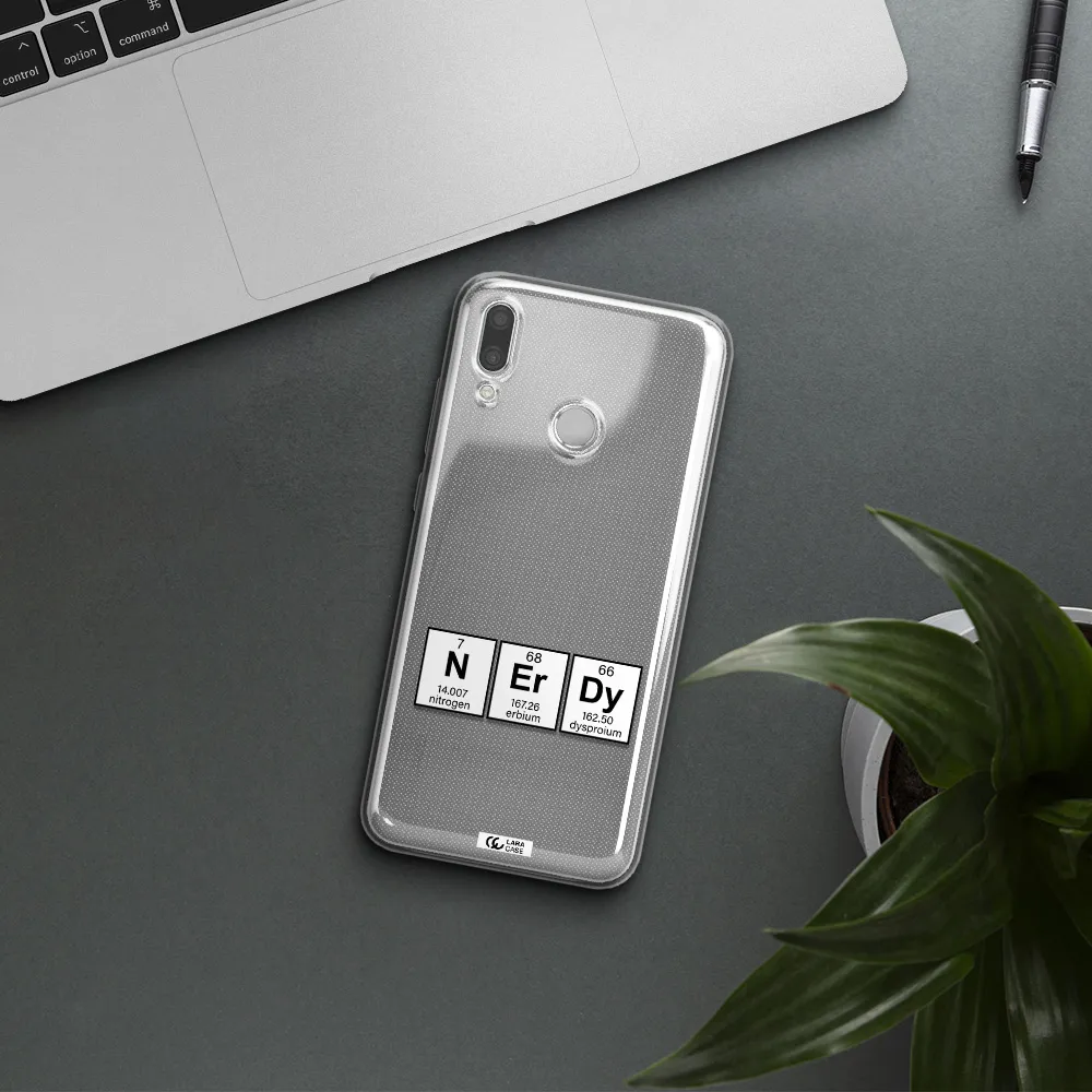 a group of periodic table symbols Huawei P Smart 2019 Clear TPU Case