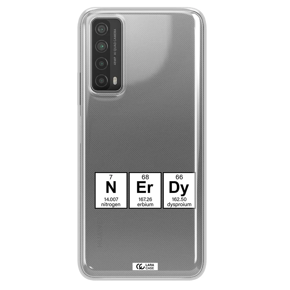 a group of periodic table symbols Huawei P Smart 2021 Clear TPU Case