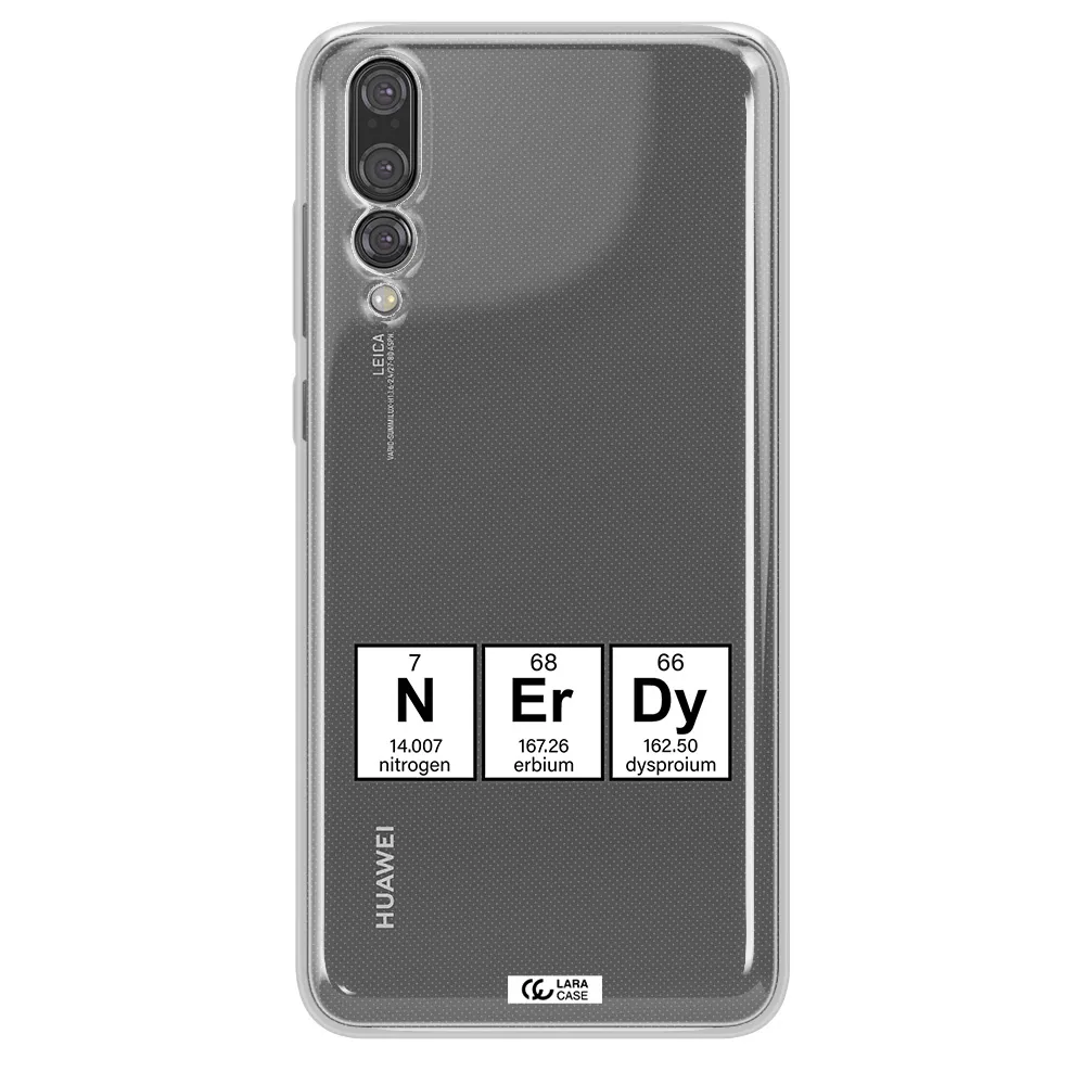 a group of periodic table symbols Huawei P20 Pro Clear TPU Case
