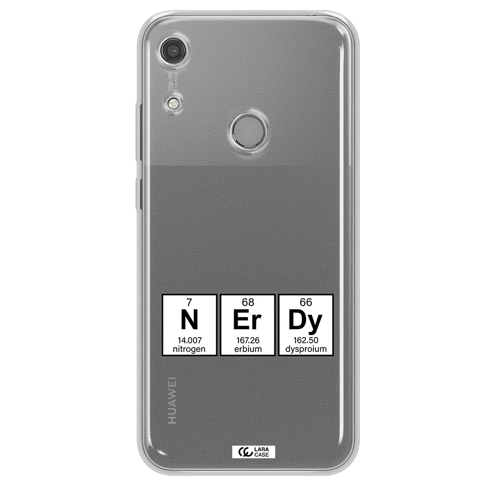 a group of periodic table symbols Huawei Y6S Clear TPU Case