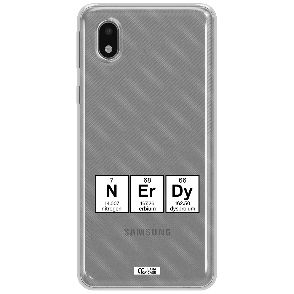 A Group Of Periodic Table Symbols Samsung A01 Core Clear Tpu Case