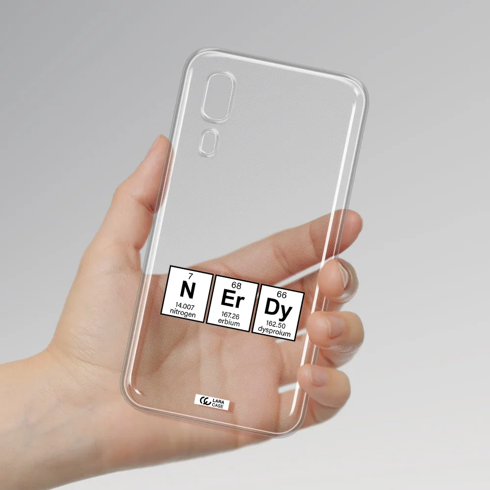 a group of periodic table symbols Samsung A2 Core Clear TPU Case