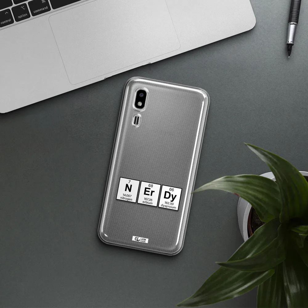 a group of periodic table symbols Samsung A2 Core Clear TPU Case