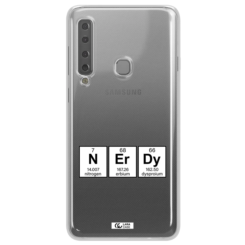 a group of periodic table symbols Samsung A9 2018 Clear TPU Case