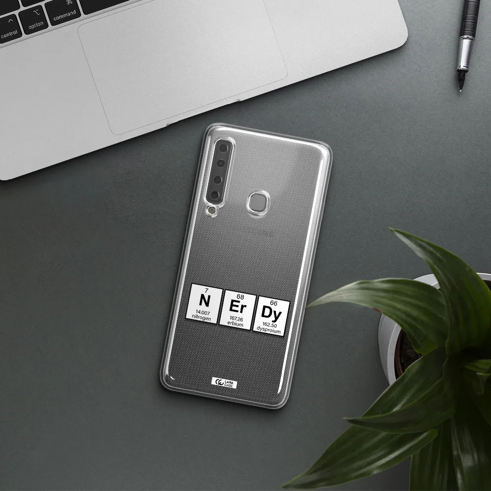 a group of periodic table symbols Samsung A9 2018 Clear TPU Case