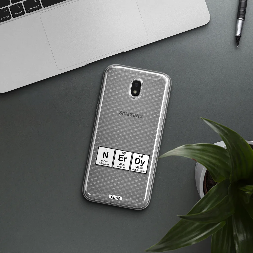 a group of periodic table symbols Samsung J5 2017 Clear TPU Case