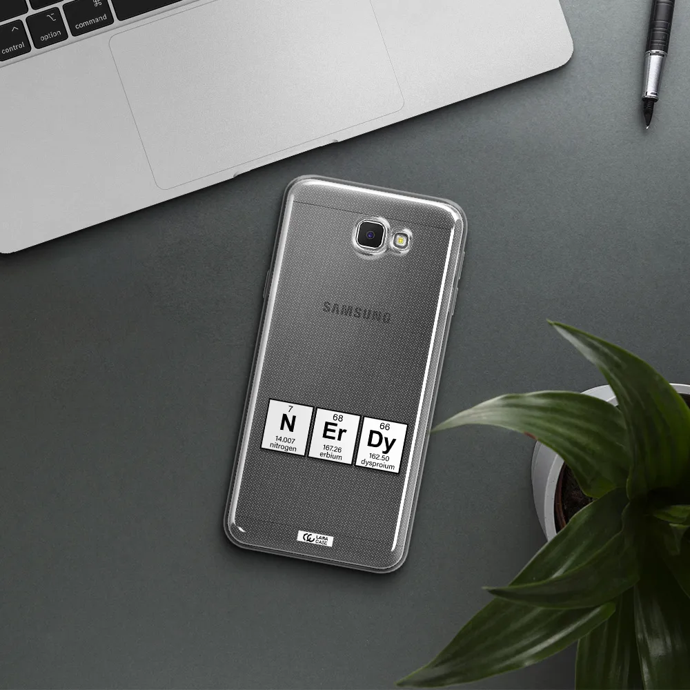 a group of periodic table symbols Samsung J5 Prime Clear TPU Case