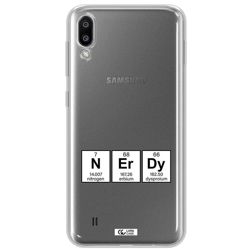 a group of periodic table symbols Samsung M10 Clear TPU Case
