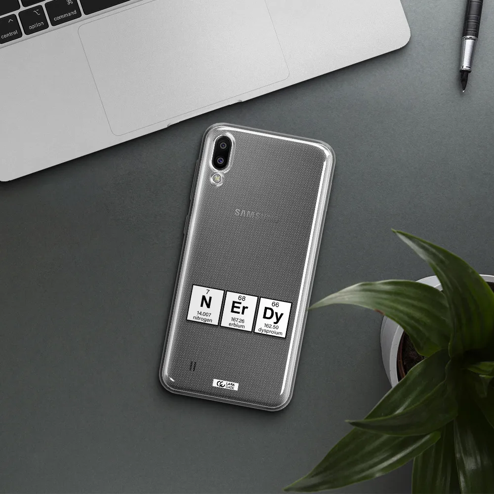 a group of periodic table symbols Samsung M10 Clear TPU Case
